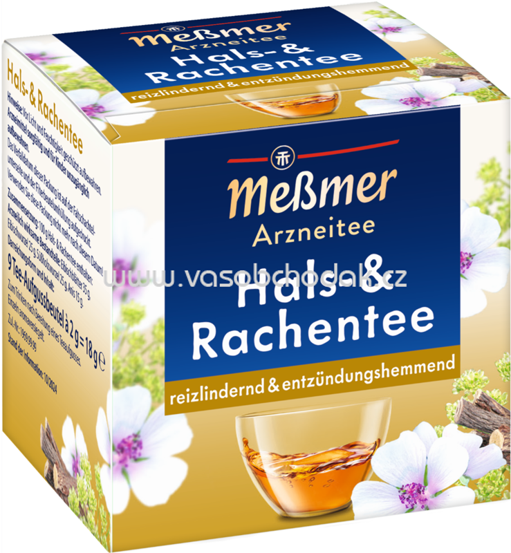 Meßmer Arzneitee Hals & Rachentee, 9 Beutel Meßmer Arzneitee Hals & Rachentee, 9 Beutel