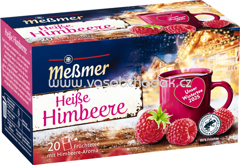 Meßmer Heiße Himbeere, 20 Beutel Meßmer Heiße Himbeere, 20 Beutel