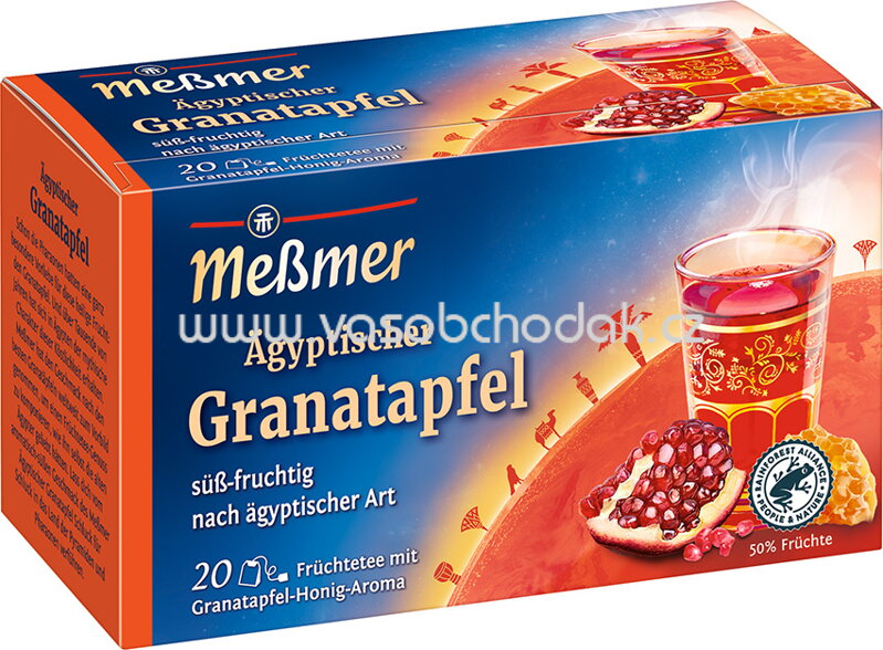 Meßmer Ländertee Ägyptischer Granatapfel, 20 Beutel