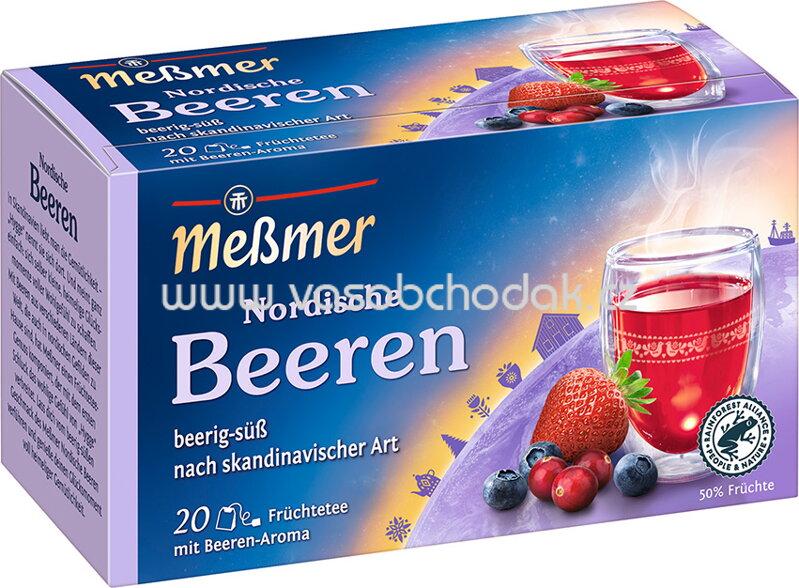 Meßmer Ländertee Nordische Beeren, 20 Beutel Meßmer Ländertee Nordische Beeren, 20 Beutel