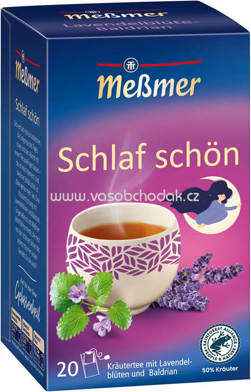 Meßmer Schlaf Schön Lavendelblüte-Baldrian, 20 Beutel Meßmer Schlaf Schön Lavendelblüte-Baldrian, 20 Beutel