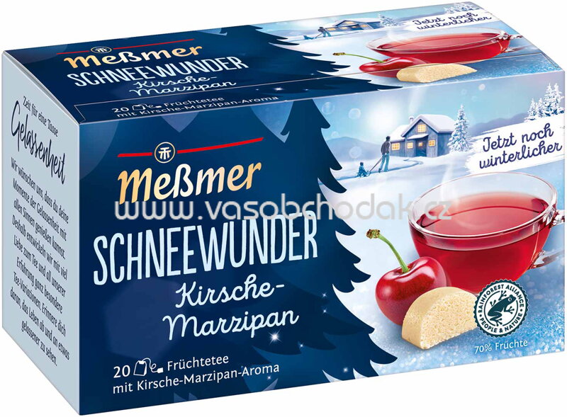 Meßmer Schneewunder Kirsche-Marzipan, 20 Beutel Meßmer Schneewunder Kirsche-Marzipan, 20 Beutel