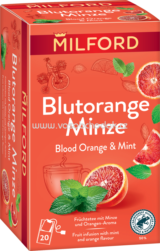 Milford Blutorange Minze, 20 Beutel Milford Blutorange Minze, 20 Beutel