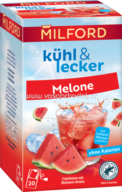 Milford Kühl & Lecker Melone, 20 Beutel Milford Kühl & Lecker Melone, 20 Beutel