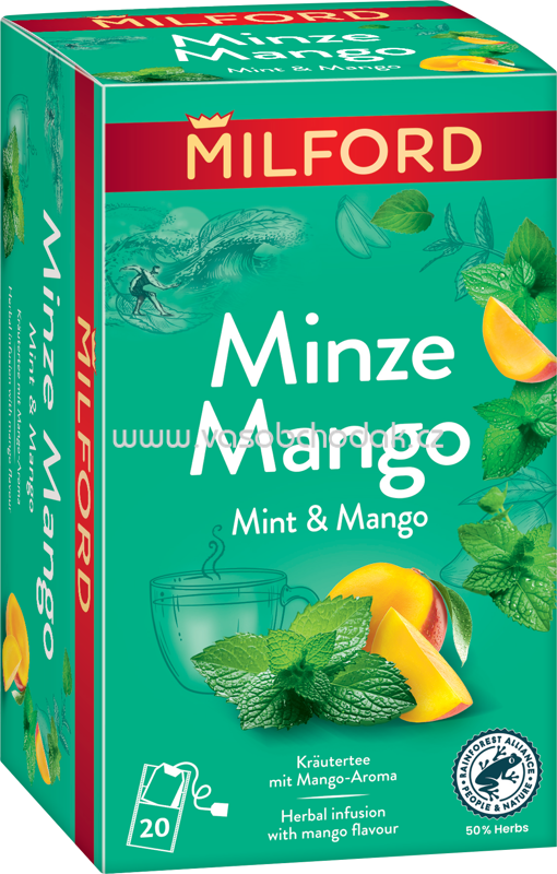 Milford Minze Mango, 20 Beutel Milford Minze Mango, 20 Beutel