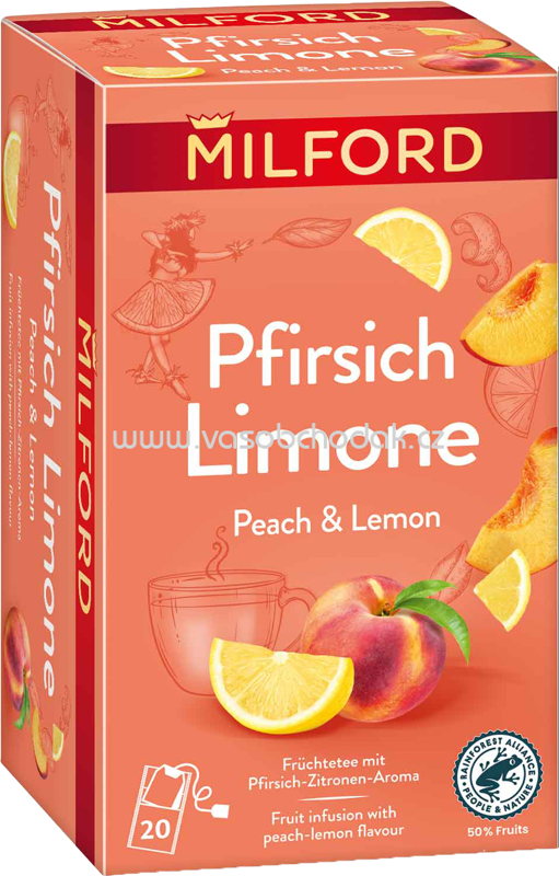 Milford Pfirsich Limone, 20 Beutel Milford Pfirsich Limone, 20 Beutel