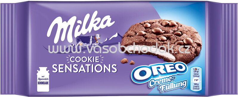 Milka Kekse Cookie Sensations Oreo, 156g