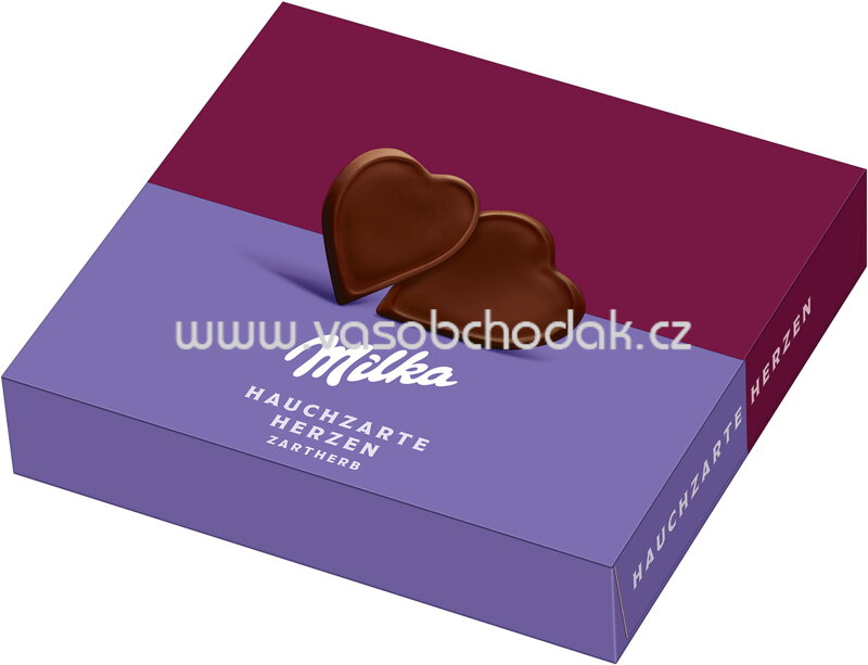 Milka Hauchzarte Herzen Zartherb, 130g Milka Hauchzarte Herzen Zartherb, 130g