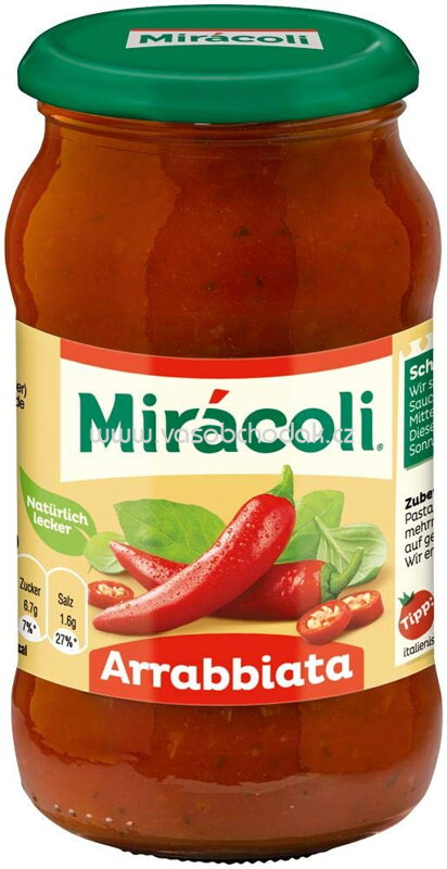 Mirácoli Pasta Sauce Arrabbiata, 400g