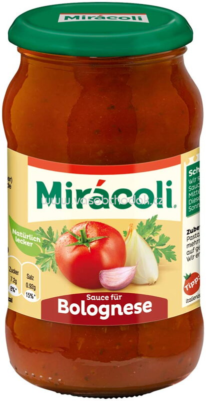 Mirácoli Pasta Sauce Bolognese, 400g