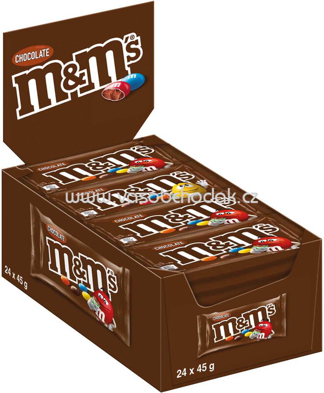m&m' Chocolate, 24x45g, 1080g m&m' Chocolate, 24x45g, 1080g