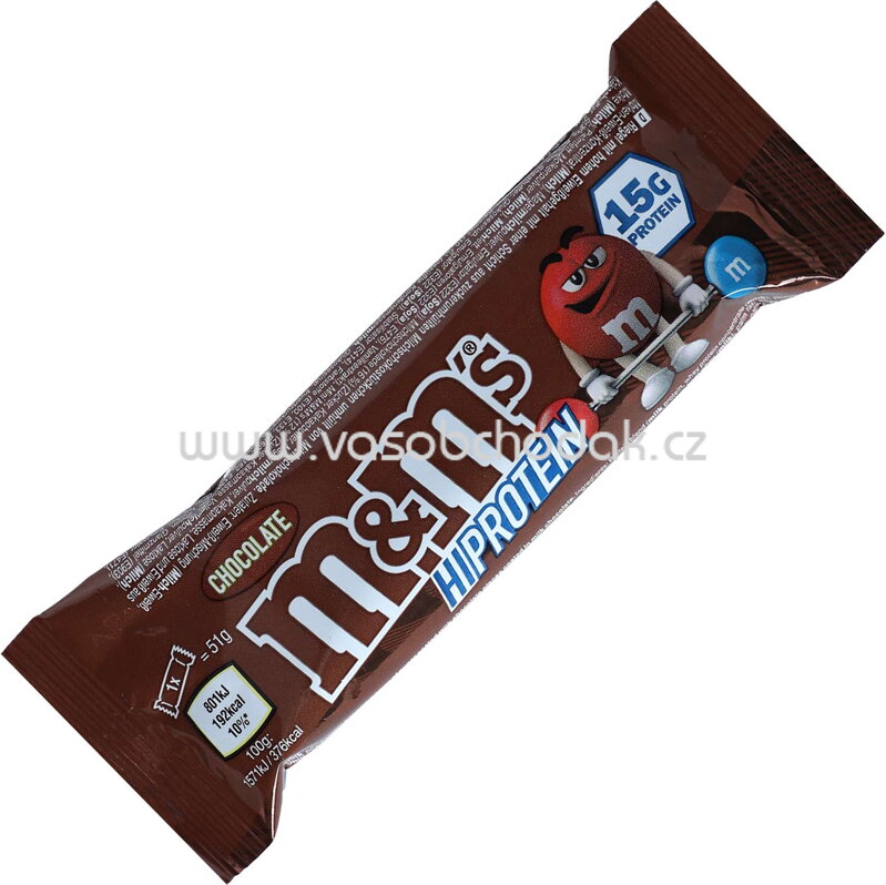 m&m's Chocolate Hi Protein Bar, 51g m&m's Chocolate Hi Protein Bar, 51g
