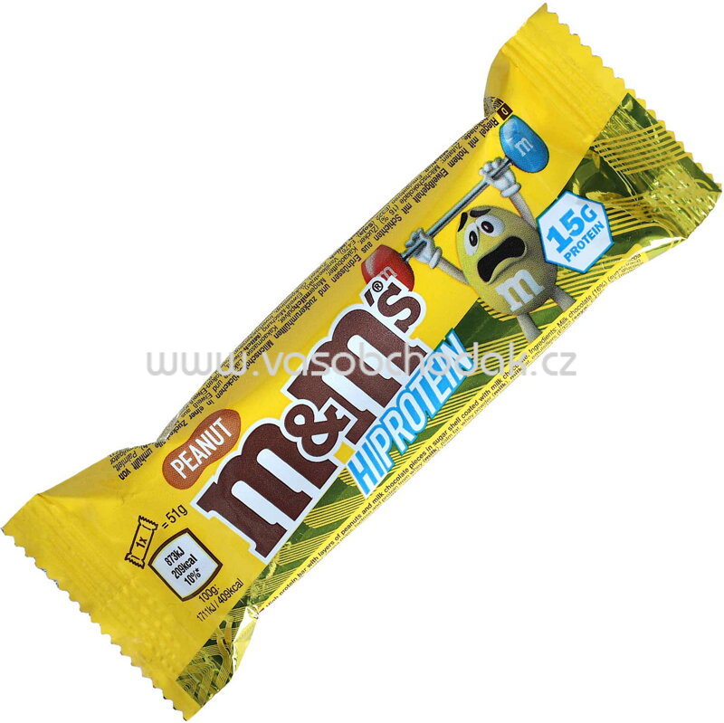 m&m's Peanut Hi Protein Bar, 51g