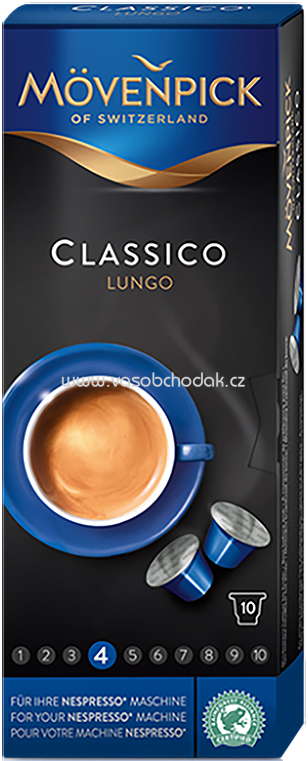 Mövenpick Classico Lungo Kaffeekapseln, 10 St