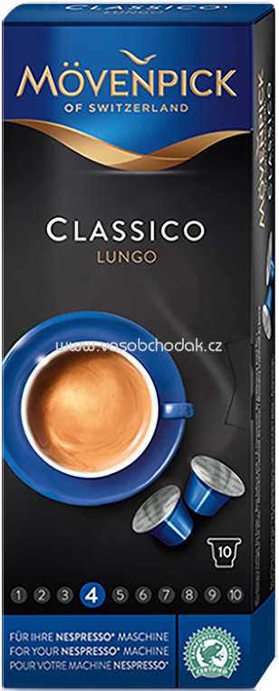 Mövenpick Classico Lungo Kaffeekapseln, 10 St Mövenpick Classico Lungo Kaffeekapseln, 10 St