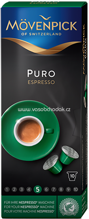Mövenpick Puro Espresso Kaffeekapseln, 10 St Mövenpick Puro Espresso Kaffeekapseln, 10 St