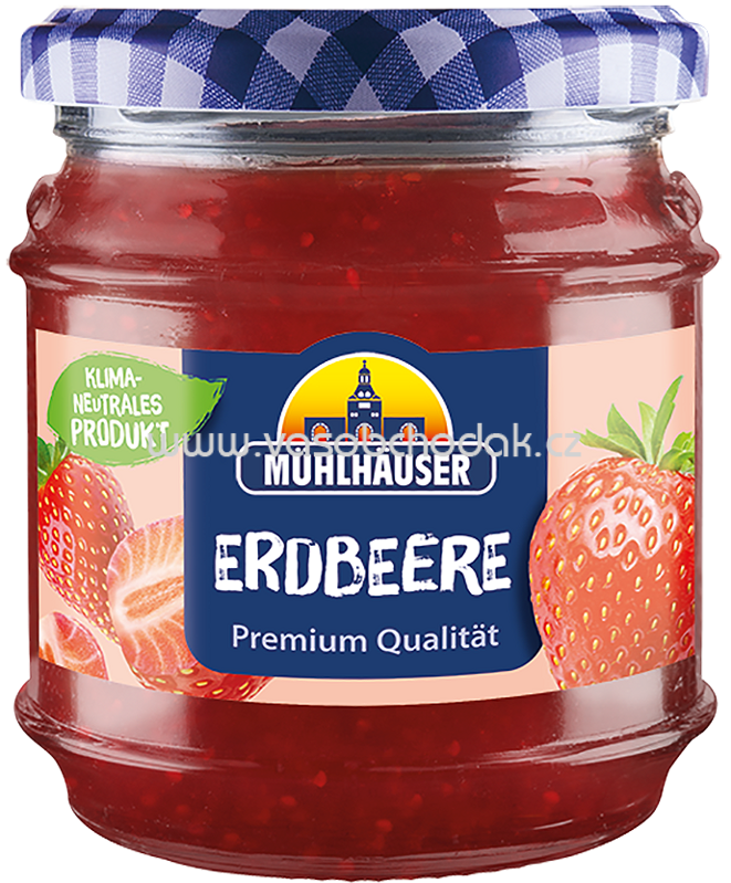 Mühlhäuser Konfitüre Erdbeere, 225g Mühlhäuser Konfitüre Erdbeere, 225g