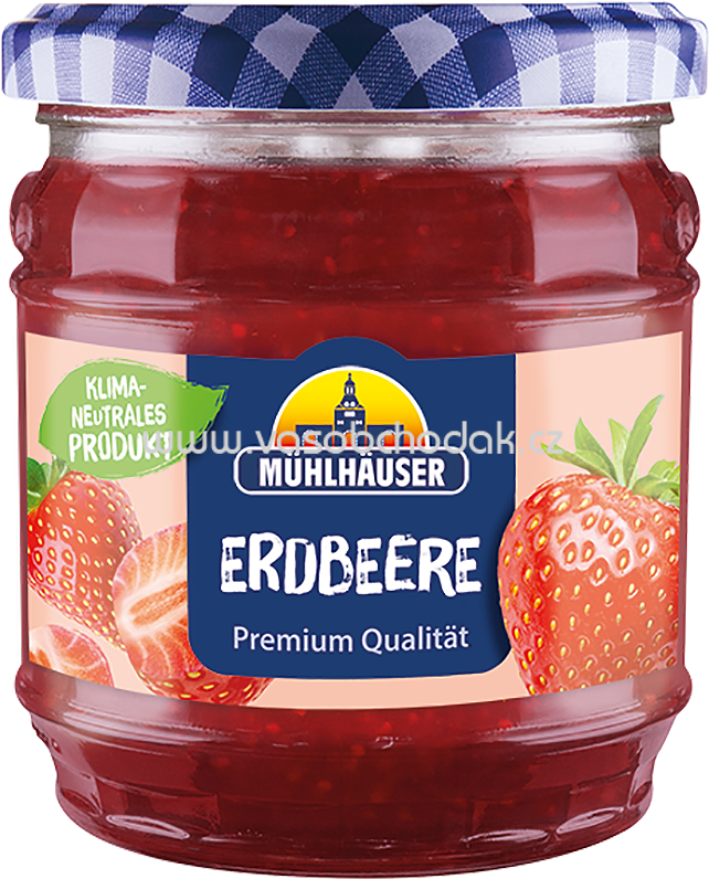 Mühlhäuser Konfitüre Erdbeere, 450g Mühlhäuser Konfitüre Erdbeere, 450g
