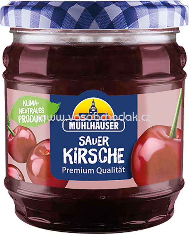 Mühlhäuser Konfitüre Sauerkirsche, 450g Mühlhäuser Konfitüre Sauerkirsche, 450g