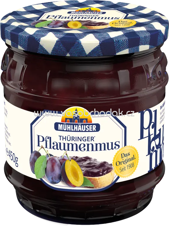 Mühlhäuser Thüringer Pflaumenmus Das Original, 450g