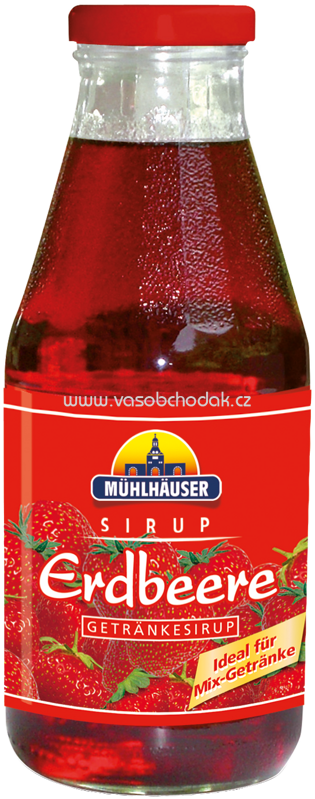 Mühlhäuser Sirup Erdbeere, 500 ml