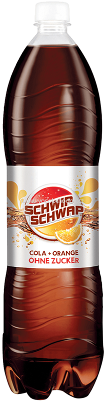 Schwip Schwap Cola Orange ohne Zucker, 1,5l
