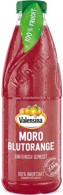 Valensina 100% Erntefrisch Gepresst Moro Blutorange, 1l