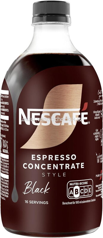 Nescafé Espresso Concentrate Style Black, 500 ml