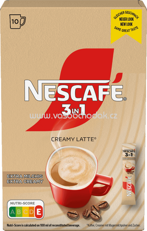 Nescafé 3in1 Creamy Latte, 10x15g, 150g