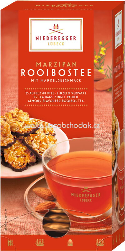 Niederegger Marzipan Rooibostee, 25 St, 43,75g Niederegger Marzipan Rooibostee, 25 St, 43,75g