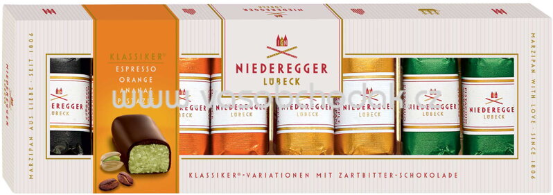 Niederegger Marzipan Klassiker-Variationen, 100g Niederegger Marzipan Klassiker-Variationen, 100g