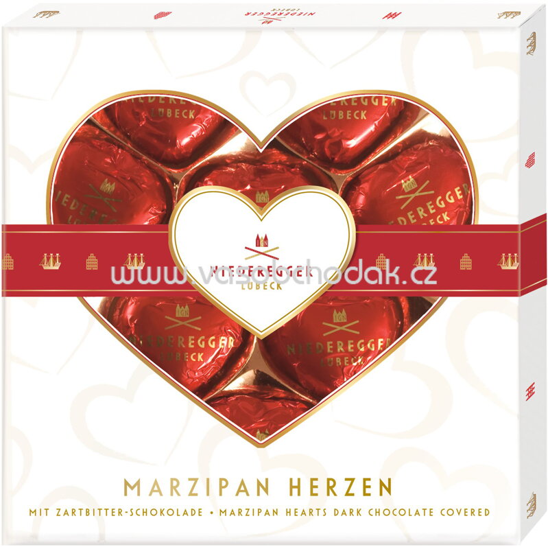 Niederegger Marzipan Herzen, 125g