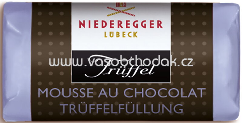 Niederegger Trüffel Mousse au Chocolat, 80x12,5g, 1 kg