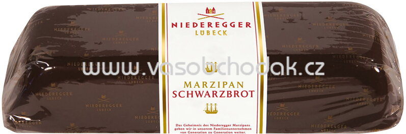 Niederegger Lübeck Marzipan Schwarzbrot, 500g
