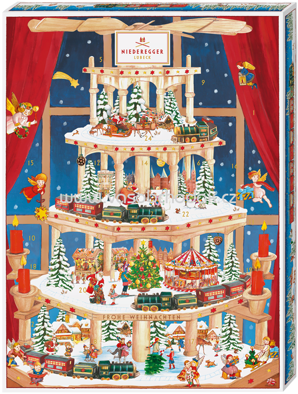 Niederegger Lübeck Adventskalender Pyramide, 300g
