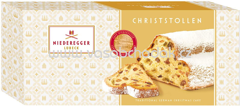 Niederegger Lübeck Christstollen, 750g