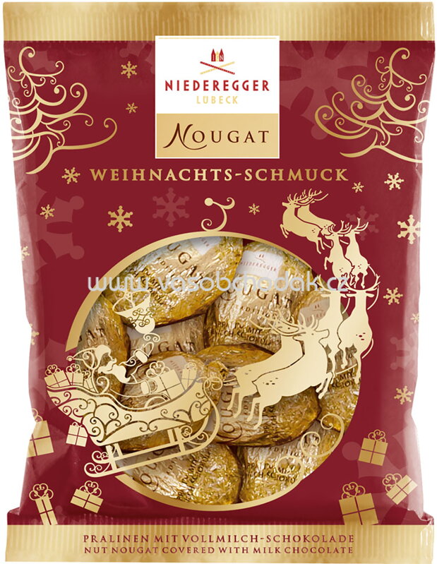 Niederegger Nougat Weihnachts-Schmuck, 110g