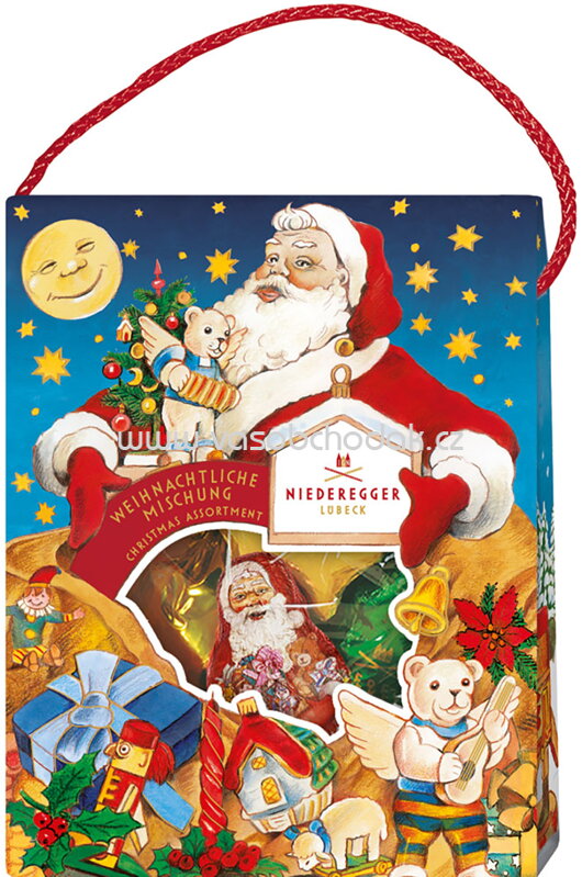 Niederegger Lübeck Weihnachtliche Tasche Mischung, 95g