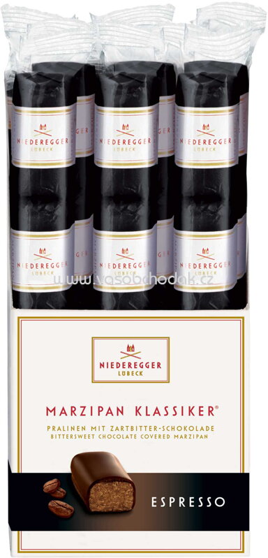 Niederegger Marzipan Klassiker Espresso, 4x12,5g, 50g Niederegger Marzipan Klassiker Espresso, 4x12,5g, 50g