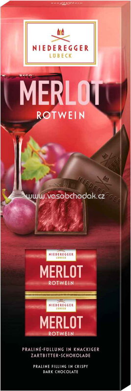 Niederegger Praliné Klassiker Merlot Rotwein, 100g Niederegger Praliné Klassiker Merlot Rotwein, 100g