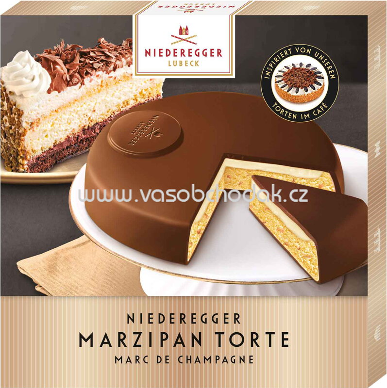 Niederegger Marzipan Torte Marc de Champagne, 185g Niederegger Marzipan Torte Marc de Champagne, 185g