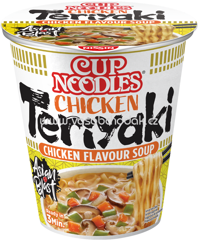 Nissin Cup Noodles Chicken Teriyaki, 1 St Nissin Cup Noodles Chicken Teriyaki, 1 St