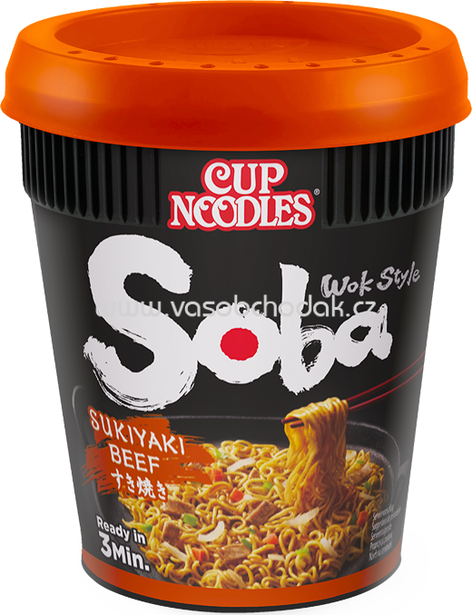 Nissin Soba Cup Sukiyaki Beef, 1 St Nissin Soba Cup Sukiyaki Beef, 1 St