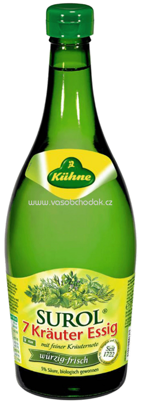 Kühne Surol 7-Kräuter-Essig, 750 ml