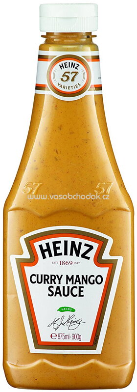 Heinz Curry Mango Sauce, 875 ml Heinz Curry Mango Sauce, 875 ml