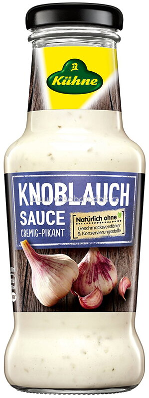 Kühne Knoblauch Sauce Cremig Pikant,250 ml