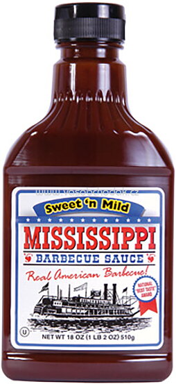 Mississippi Barbecue Sauce Sweet'n Mild 510g