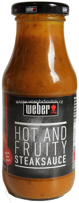 Weber Steaksauce Hot & Fruity, 240 ml Weber Steaksauce Hot & Fruity, 240 ml