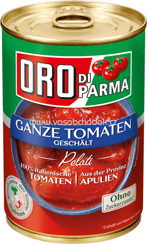 Oro di Parma Ganze Tomaten, geschält, Dose, 400g