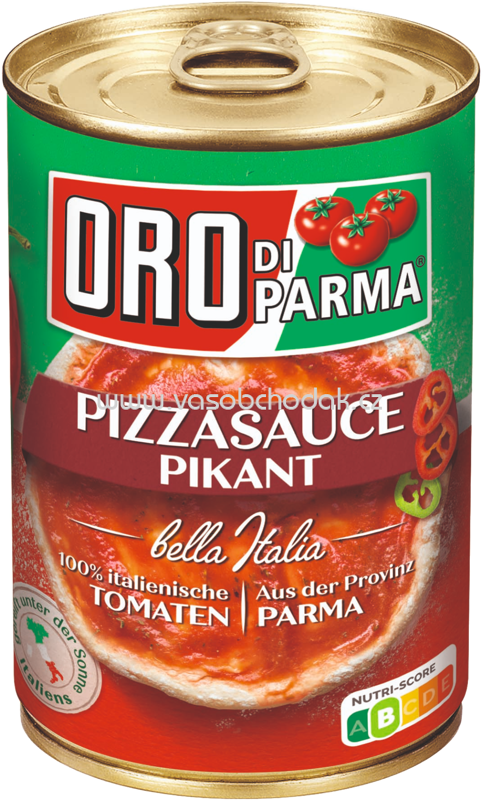 Oro di Parma Pizzasauce Pikant, 400g